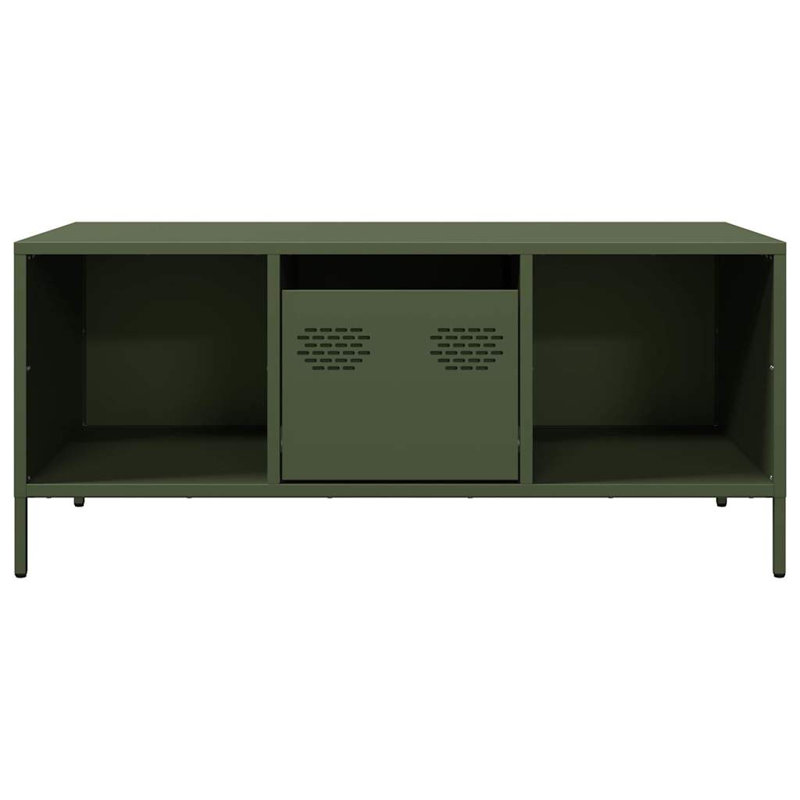 Alizai Coffee Table with Storage, Olive Green