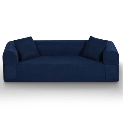 Modern 3-Seater Corduroy Sofa with No Assembly Required
