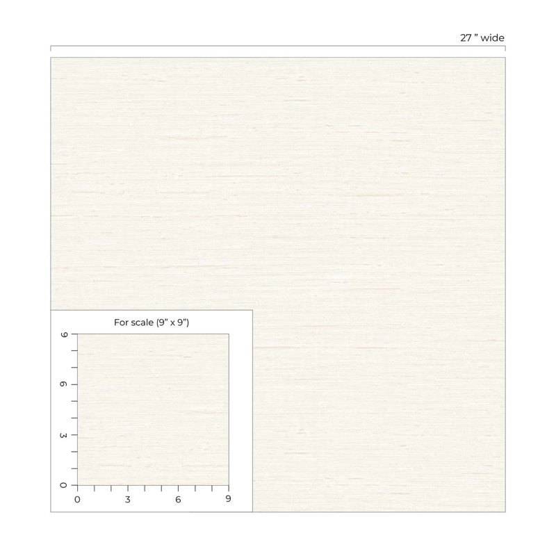 Rouleau de papier peint embossé 3D 2 pi 3 po x 27 po Designs Seahaven Rushcloth, Aspen