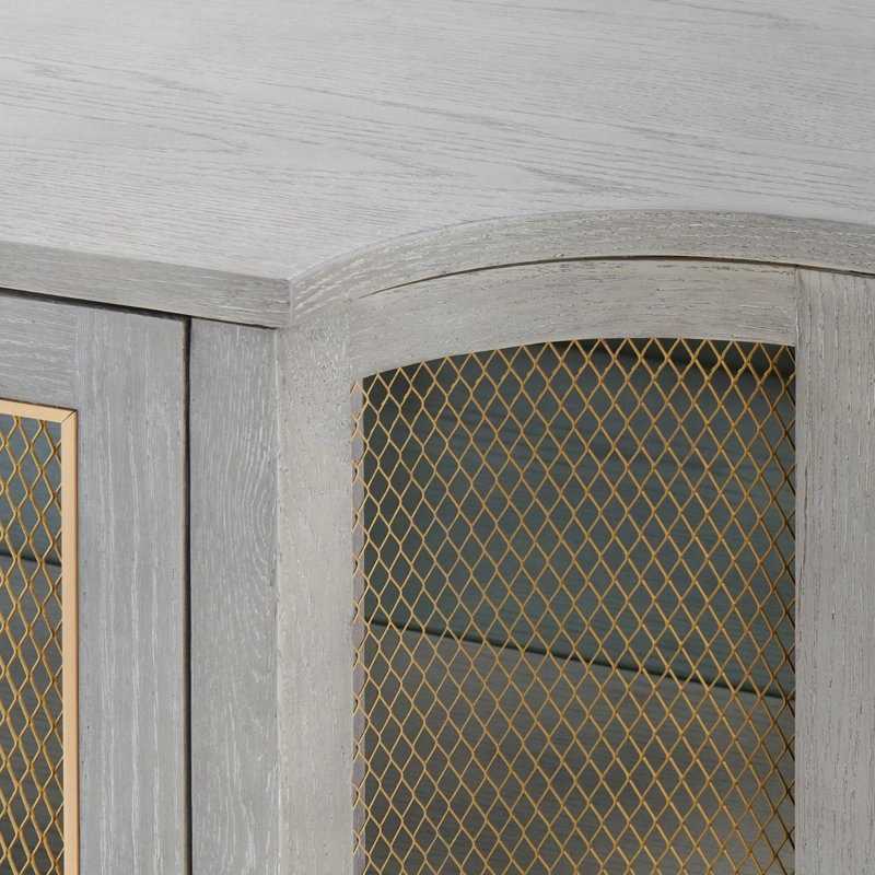 Rene 50'' W Solid Wood Server, Gray