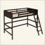Lit mezzanine en bois avec échelle-1440779849
