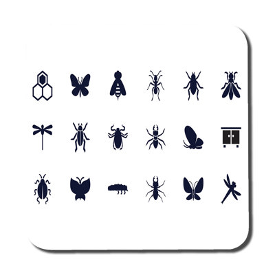 Douthit Square 6 Piece Coaster Set