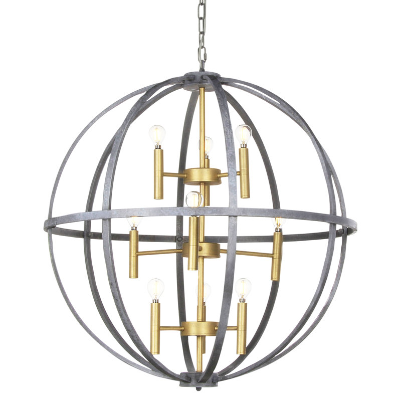 Saturn Chandelier - 32"W