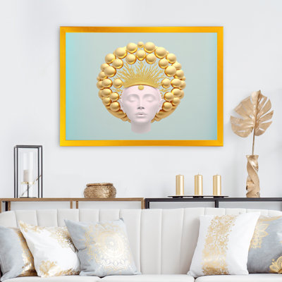 Golden Queen of Consciousness I - reproduction d'art sur toile