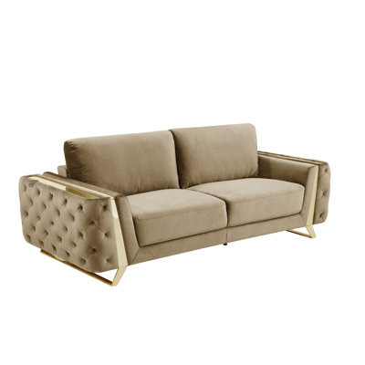 90'' Velvet Sofa