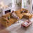 5 - Piece Teddy Modular Sectional Sofa Cloud Couch with Ottoman and 2 Storage Side Table-793588772-798281545