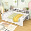 Wooden Daybed with Built-In Study Desk and Storage Drawers-99780039-99780037