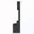 Hall Tree with Metal Hooks and Shoe Cubbies-129411472