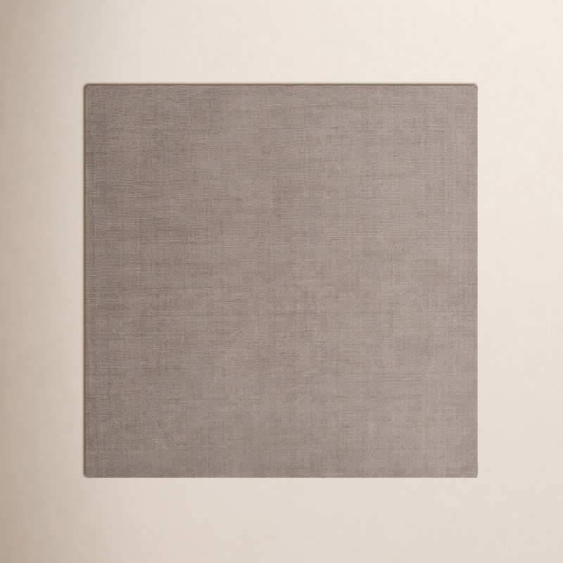 Tapis en laine tissé à la main Crowe, Carré 8 pi