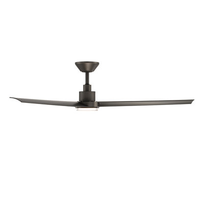 Ventilateur de plafond intelligent à 3 pales Bolo avec trousse d'éclairage à DEL sélectionnable 2700K-3000K-4000K-5000K et télécommande incluse