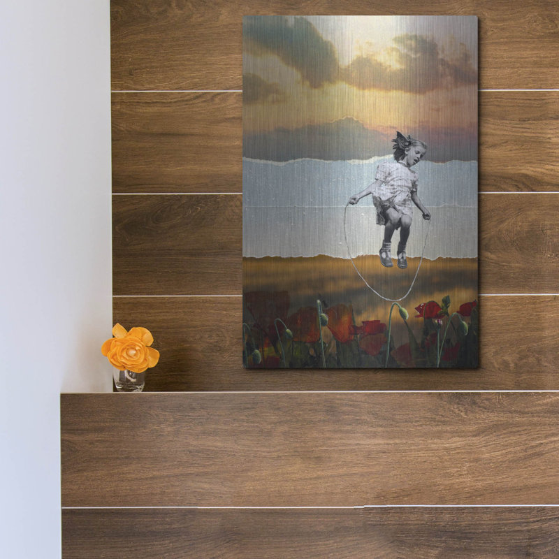 "Poppies" par DB Waterman, H 16 po x l 12 po