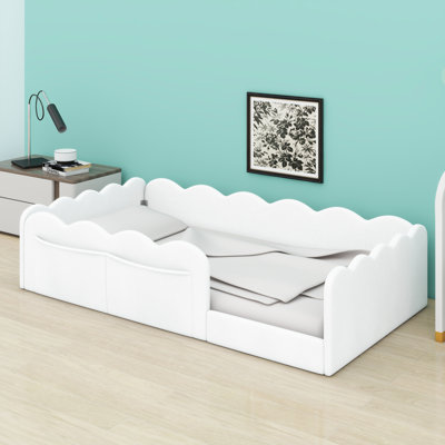 Soft Upholstered Floor Bed