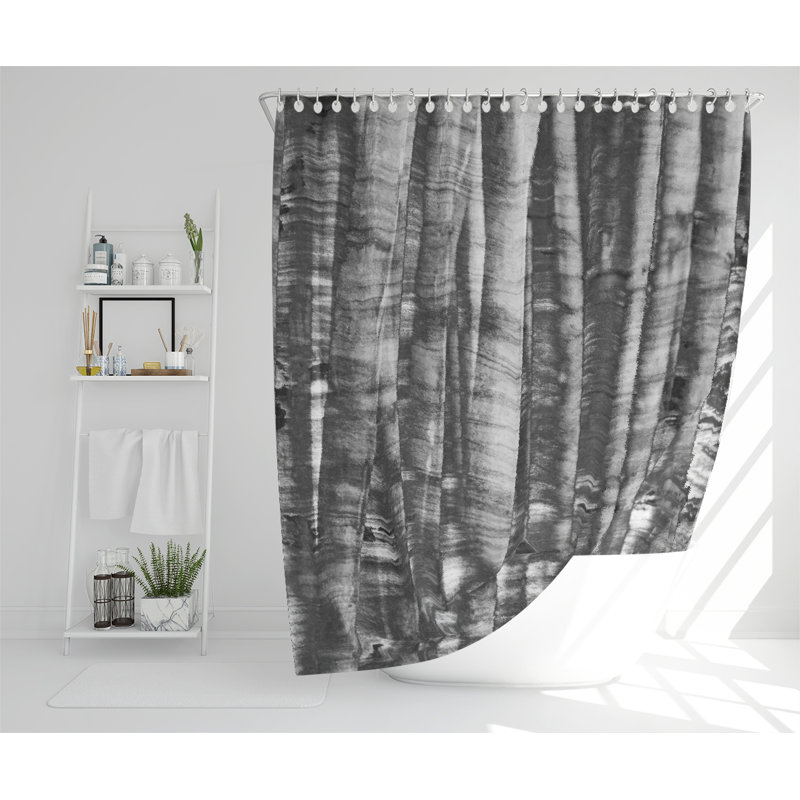 Brookhhurst Polyester Shower Curtain Set