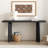 U_STYLE Stylish Console Table With Pine Veneer And Geometric Legs-695077505