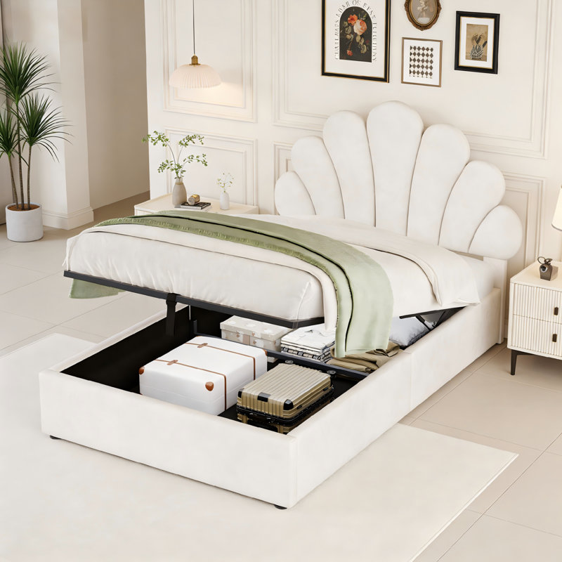 Metal Ottoman Storage Bed