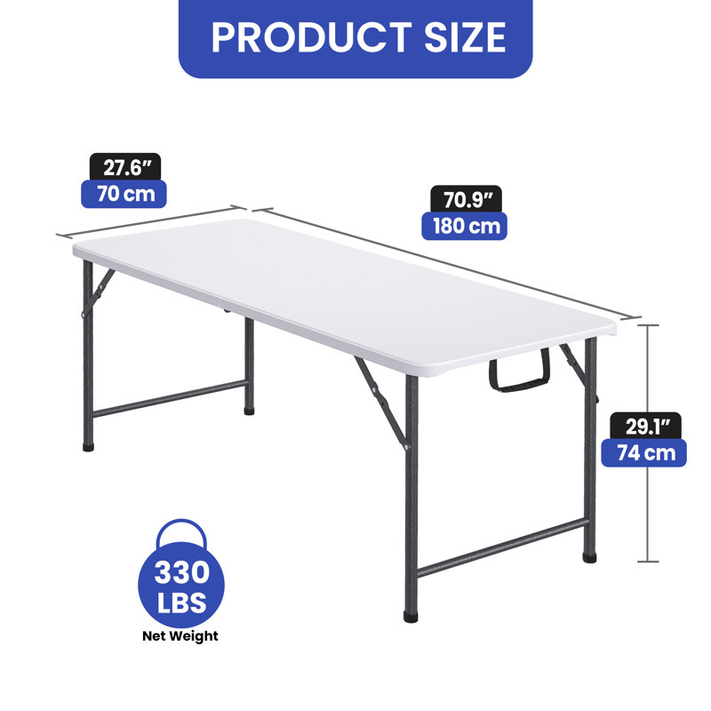 Table de salle à manger Ambrister, Blanc