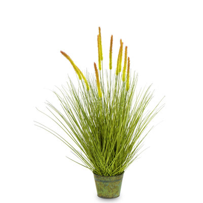90cm Faux Evergreen Grass in Pot