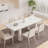 Rectangular Extendable Dining Table-745565704