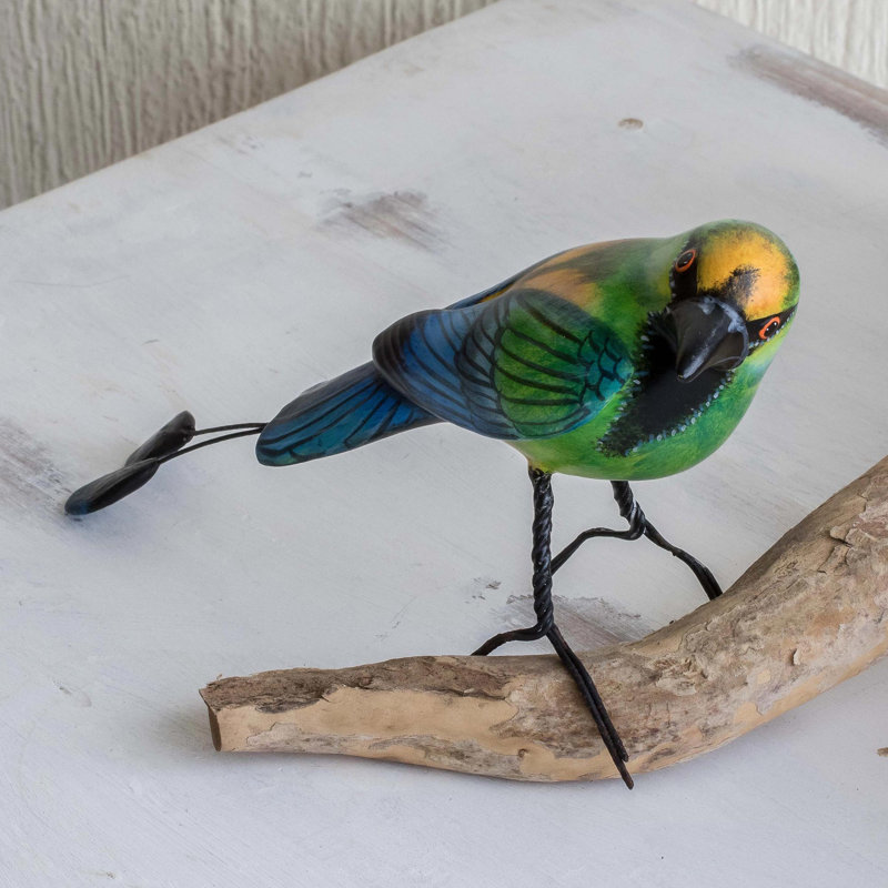 Sculpture en céramique Motmot