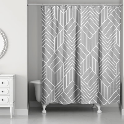 Geometric Shower Curtain