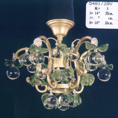 Findley Semi Flush Mount, Dark Flemish
