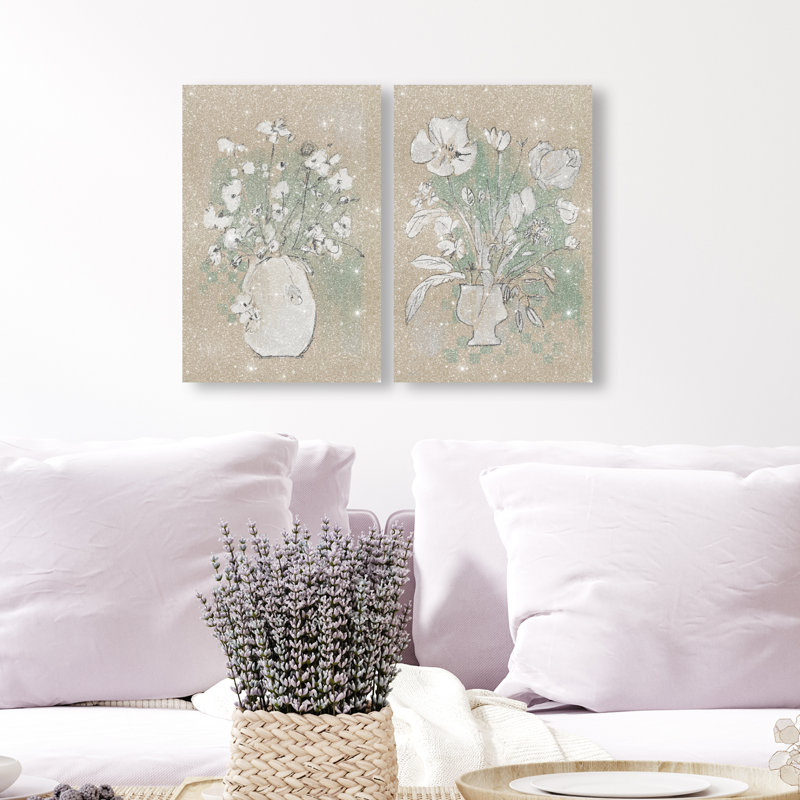 Spring Energy Set Set by Oliver Gal, 15" H x 10" W, Gallery Wrapped
