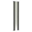 iBathUK Belgravia Vertical Single Slim Flat Mirrored Panel Radiator Anthracite Angled Valve-Grey-1945942485