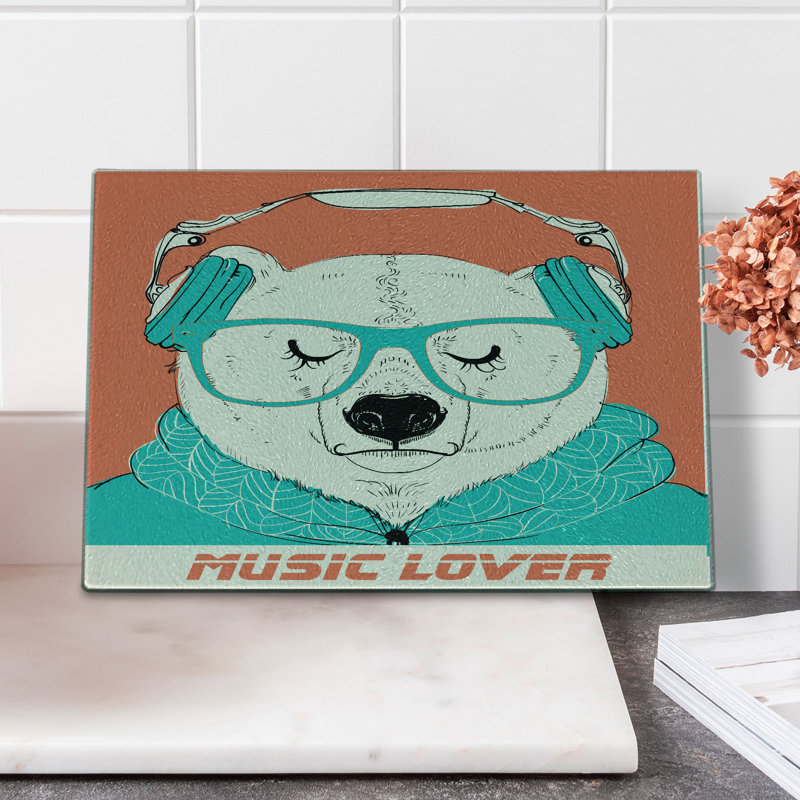 East Urban Home Glass Cutting Board