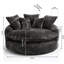 Fauteuil rond surdimensionné de 55 pouces-866949018