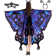 Halloween Butterfly Costume For Women - Adult Wings Cape Shawl With Lace Mask And Antenna Headband