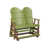 Kiwi Green Top/Antique Mahogany Base