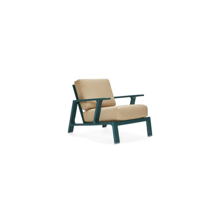 Chaise longue d'extérieur Elevation, Brun châtaigne