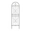 Ensemble de 2 treillis de jardin en métal 71 po x 19,7 po antirouille pour plantes grimpantes