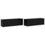 3 Piece TV Cabinet Set Wall-Mounted Engineered Wood