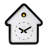 House White Cuckoo Clock