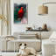 «Scarlet ibis» par Robert Campbell, art mural en verre acrylique-1570196703