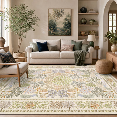 Tapis lavable Peacock Botanical