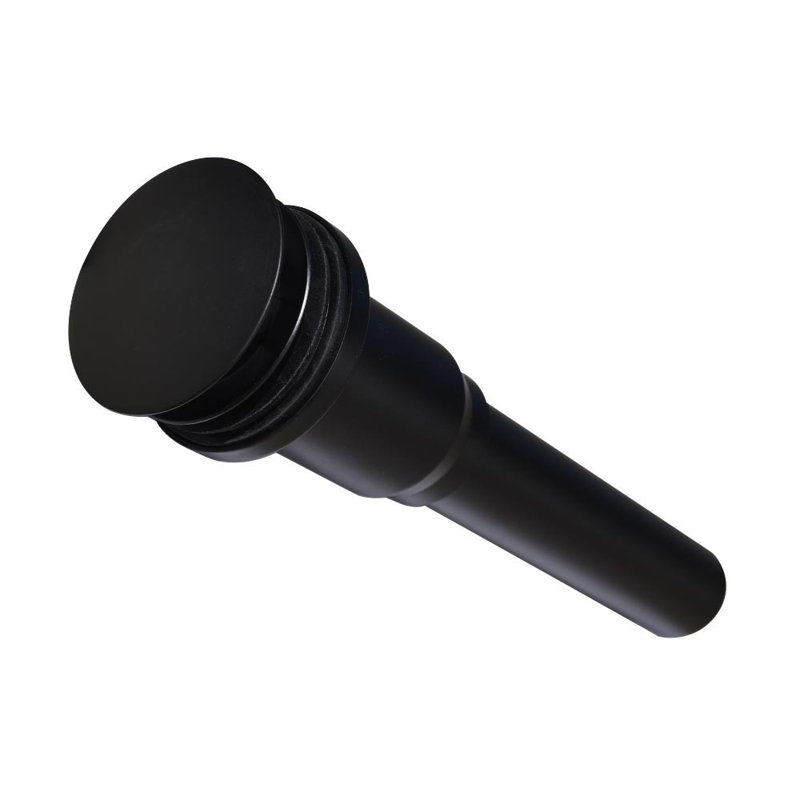 Dôme de lavabo pour salle de bain 1,5 "Dome, Noir mat