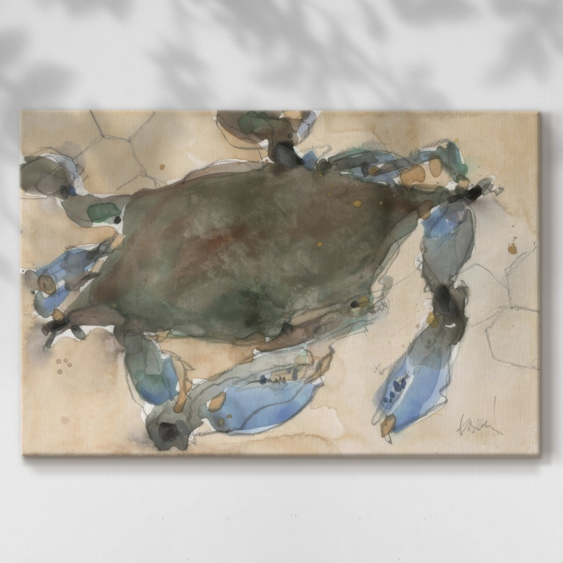 Le crabe I du Maryland - Cavas enveloppés de galerie, 12 x 18
