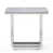 Plateau blanc / base argent est en rupture de stock