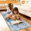 Tapis de cuisine antidérapant lavable et rétro Boho (ensemble de 3)-2067779041