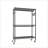 Heavy Duty Rolling Clothes Rack with Adjustable Shelves, Wheels, and Side Hooks for Efficient Storage and Organization