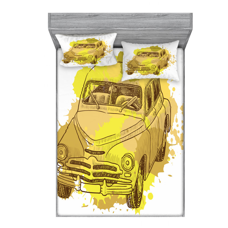 Microfiber Sheet Set, Twin XL Sheet Set with Fitted Sheet
