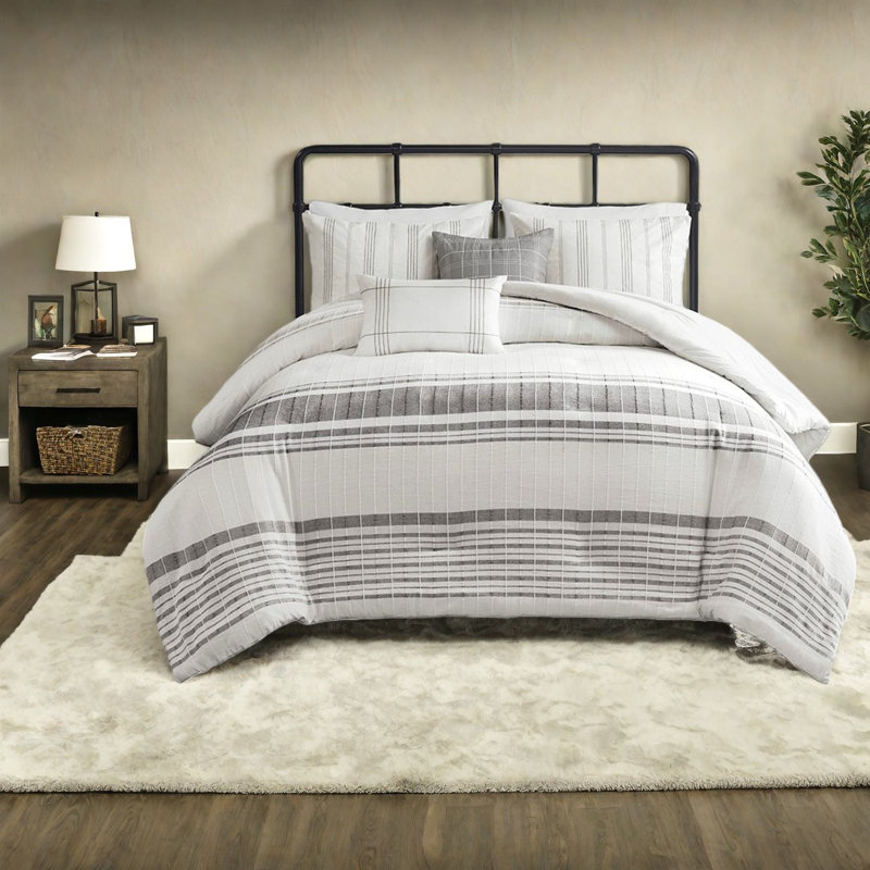 Ensembles de literie en coton de qualité supérieure, très grand californien, jacquard campagnard pour la maison