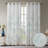 Burnout Printed Curtain Panel Pair-1858164245