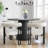 Chealsy 5-Piece Metoyer Round Dining Table Sets