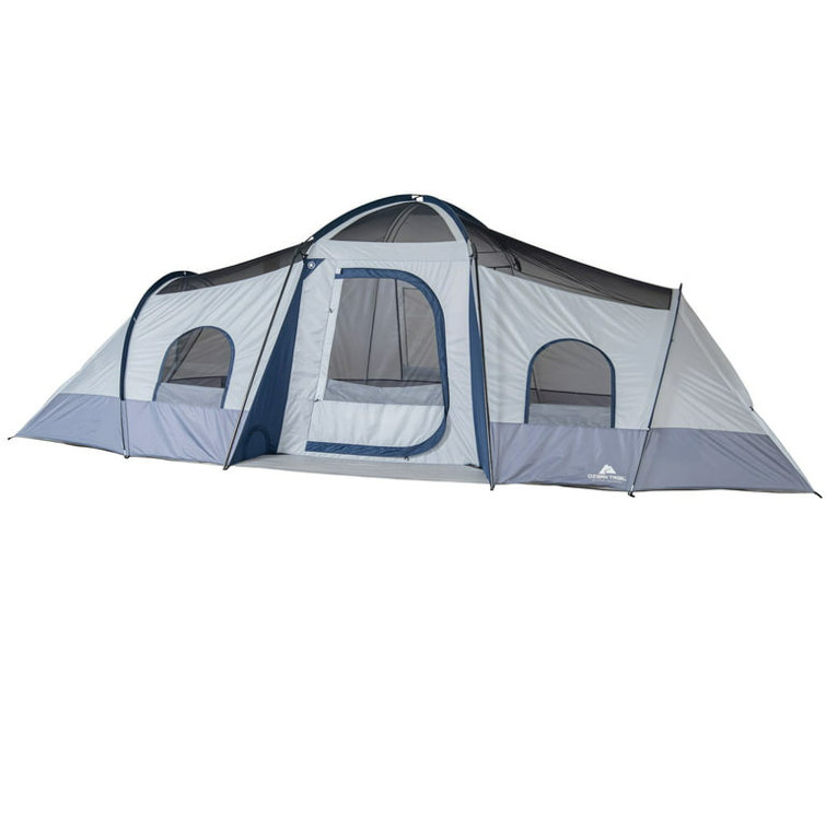 10 Person Family Cabin Tent, 2 Room Huge Tent with Storage Pockets for  Camping Accessories