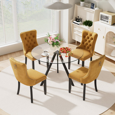 5-Piece Pedestal Dining Set