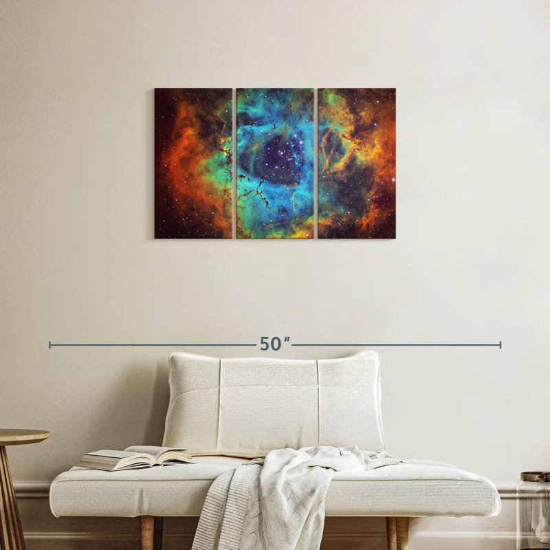 Oberle Cosmic Rosette Nebula, 20" H x 33" W