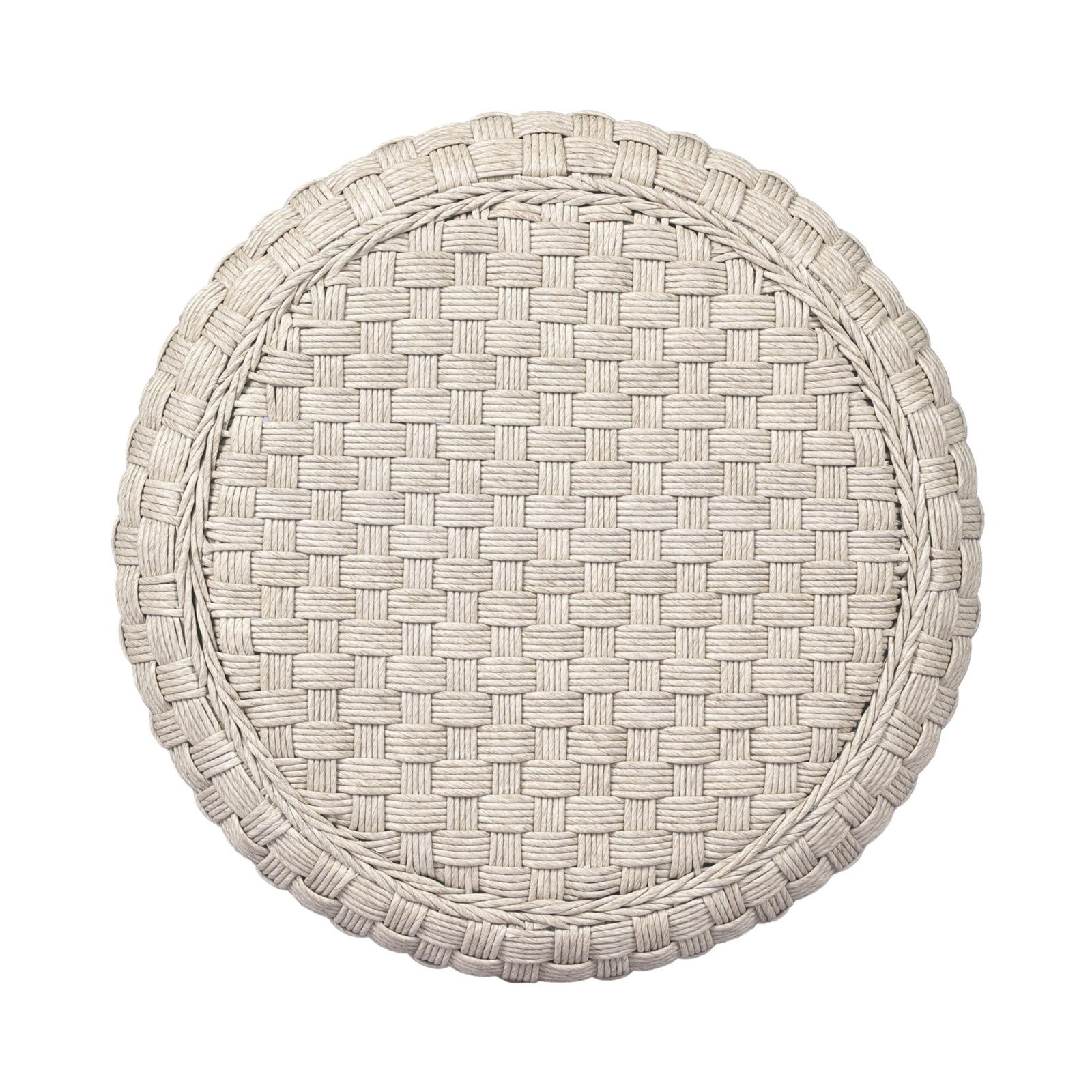 Abney Outdoor End Table, Vintage White